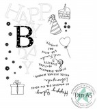 CD Stempelset - Wimpel Happy Day